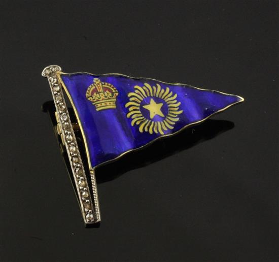 Royal Bombay Yacht Club brooch.